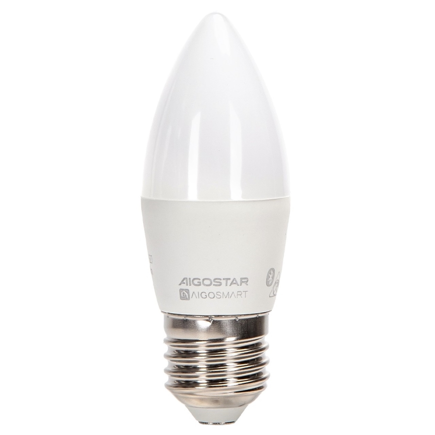 LED RGBW димируема крушка C37 E27/4,9W/230V 2700-6500K - Aigostar