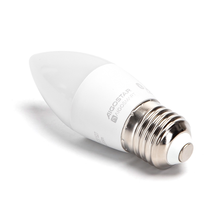 LED RGBW димируема крушка C37 E27/4,9W/230V 2700-6500K - Aigostar