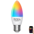 LED RGBW Крушка C37 E27/5W/230V 3000-6500K Wi-Fi - Aigostar