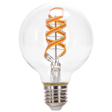 LED RGBW Димируема крушка FILAMENT MESH Интелигентен G80 E27/4,9W/230V 2700K - Aigostar