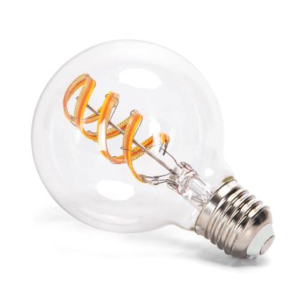 LED RGBW Димируема крушка FILAMENT MESH Интелигентен G80 E27/4,9W/230V 2700K - Aigostar