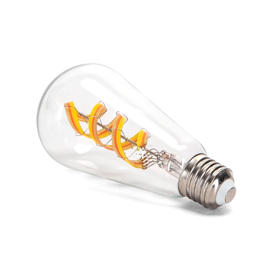 LED RGBW Димируема крушка FILAMENT MESH Интелигентен ST64 E27/4,9W/230V 2700K - Aigostar