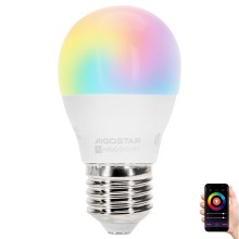 LED RGBW Крушка G45 E27/4,9W/230V 2700-6500K - Aigostar