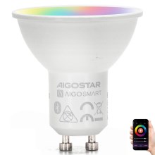 LED RGBW Крушка GU10/4,9W/230V 2700-6500K - Aigostar