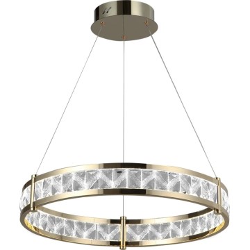 LED с възможност за димиране кристален полилей на кабел ENRIQUE LED/40W//230V 3000-6000K Ø 60 см + дистанционно управление