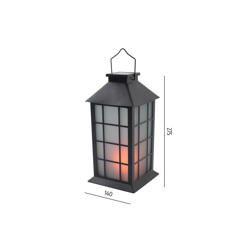 LED слънчево висящо осветително тяло CANDELIO MILKY LED/1xAA 1600K IP44 200 mAh