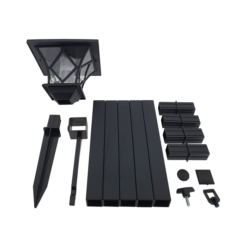 LED Solar екстериорен лампа 3в1 LED/1,2V IP44 черен
