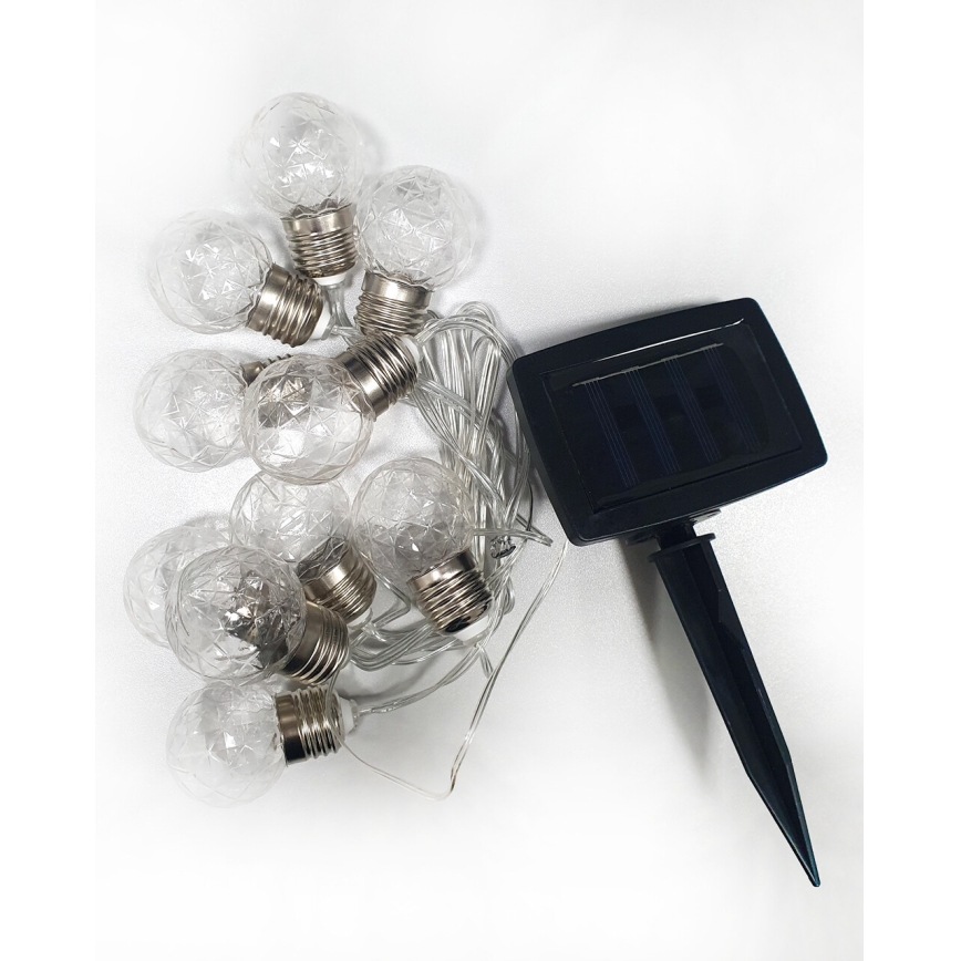 LED Solar екстериорен верига 10xLED/1,2V 2,2 м IP44