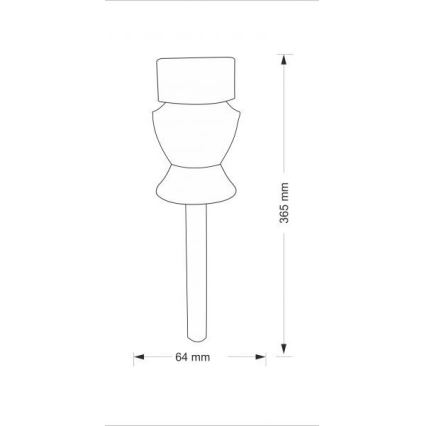 LED Солар. лампа CRYSTAL 2xLED-RGB/0,02W/1xAAA матов хром IP44