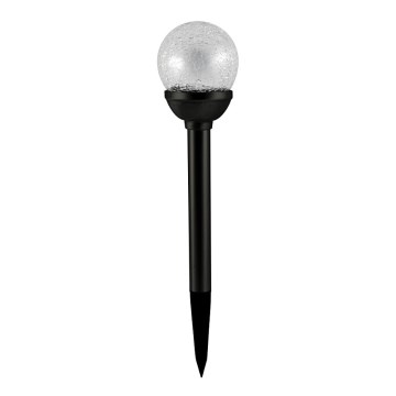 LED Солар. лампа KULA LED-RGB/0,06W/1xAAA черна IP44