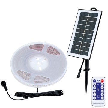 LED Solar лента 3,7V 2400mAh 5 м IP65