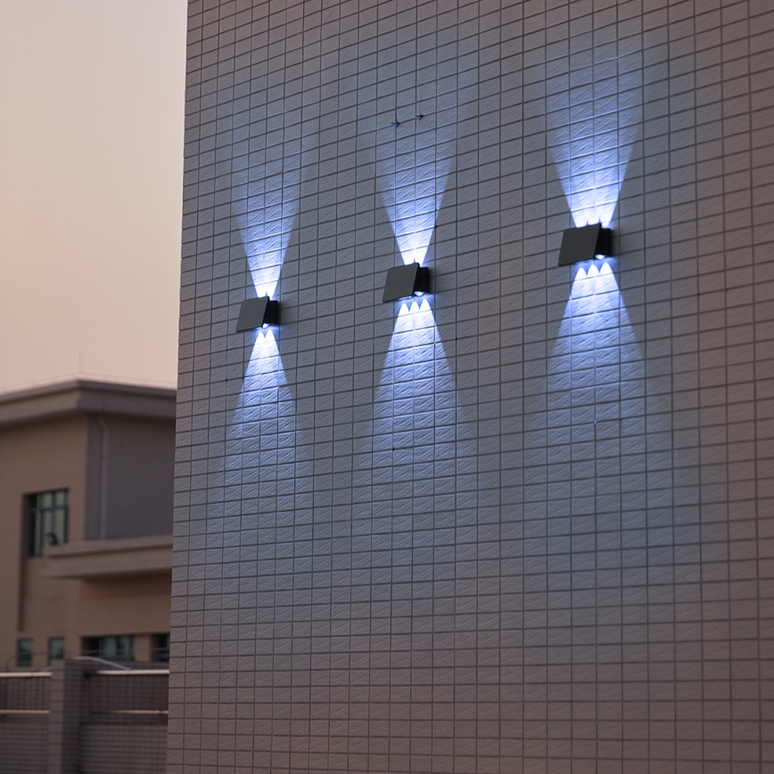 LED Соларен аплик ALF LED/4W/3,2V 6000K IP54 черен