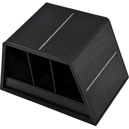 LED Соларен аплик CUBUS 2xLED/1,5W/3,7V 1500 mAh IP54