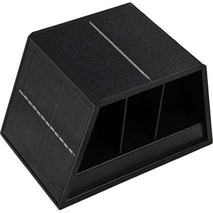 LED Соларен аплик CUBUS 2xLED/1,5W/3,7V 1500 mAh IP54