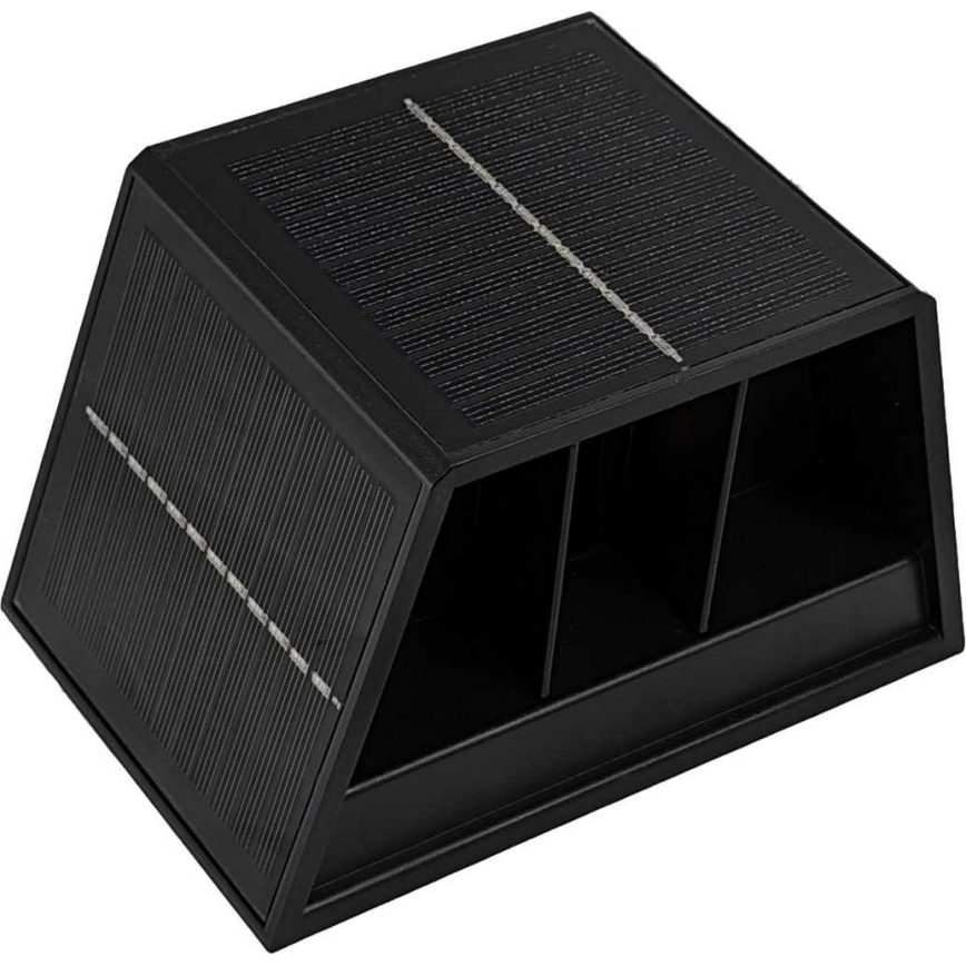 LED Соларен аплик CUBUS 2xLED/1,5W/3,7V 1500 mAh IP54