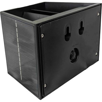 LED Соларен аплик CUBUS 2xLED/1,5W/3,7V 1500 mAh IP54