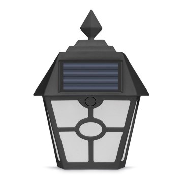 LED Соларен аплик LED/1,2V 600mAh IP44 черен