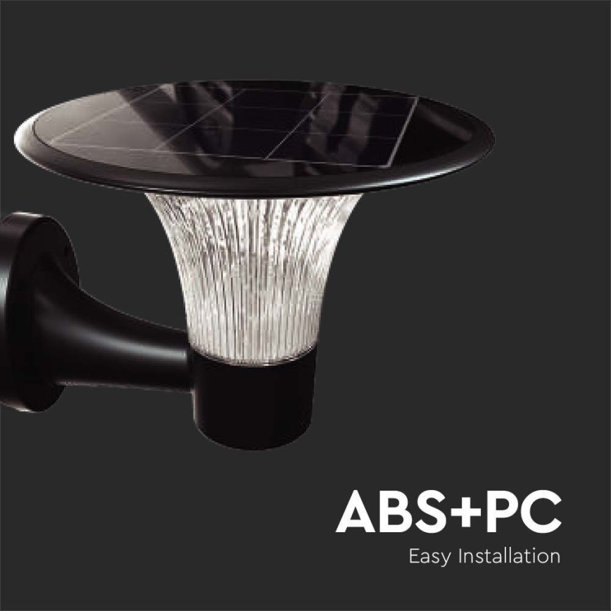 LED Соларен аплик със сензор LED/15W/3,2V 4000K/6000K IP65