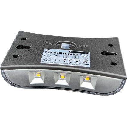 LED Соларен аплик LED/1W IP44