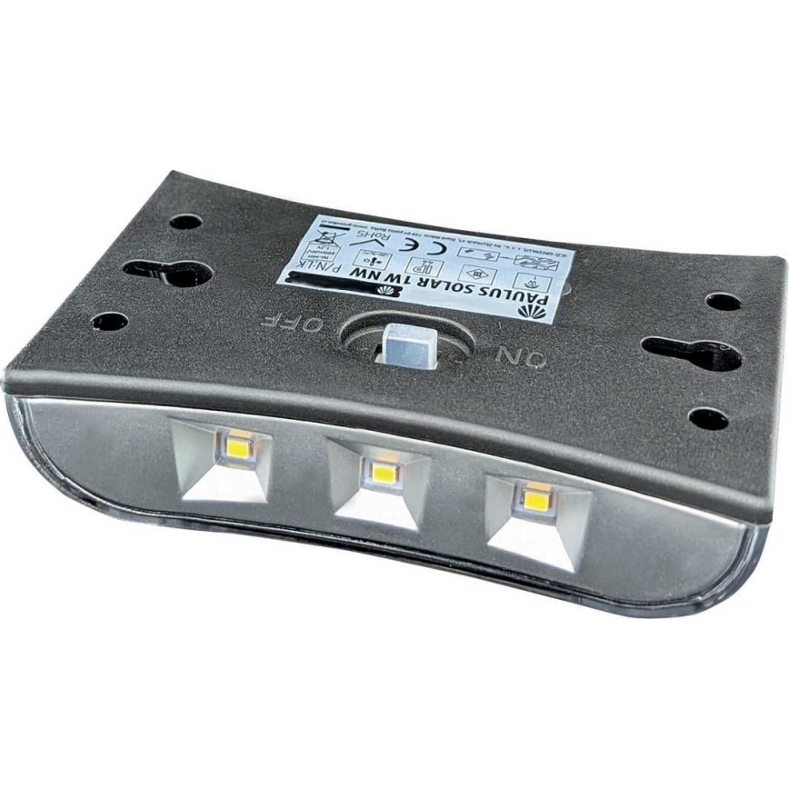 LED Соларен аплик LED/1W IP44
