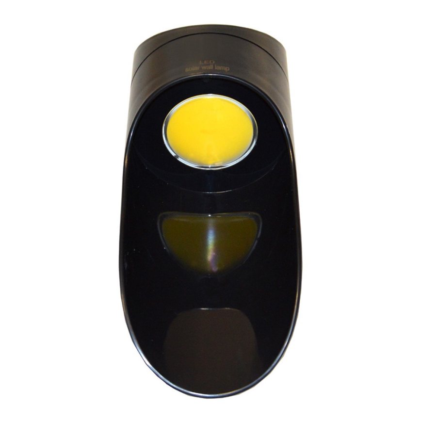 LED Соларен аплик PALESA LED/1W/3,7V IP65 1800 mAh черен