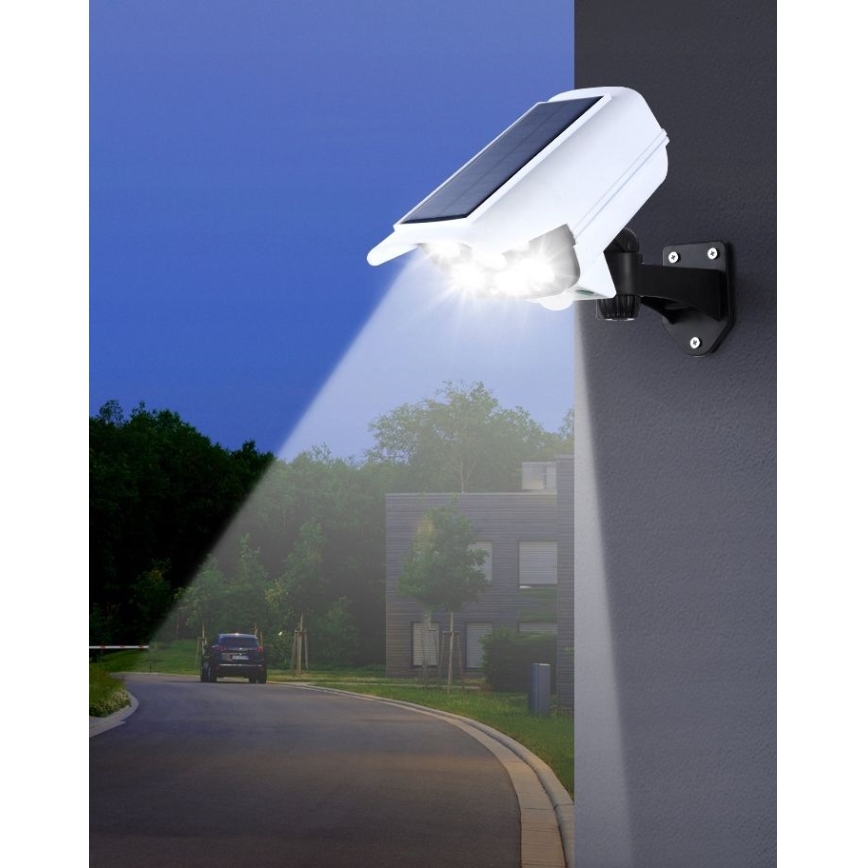 LED Соларна макетна охранителна камера със сензор KAMERA LED/1W/3,7V 1200 mAh IP44 + дистанционно управление
