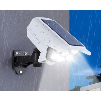 LED Соларна макетна охранителна камера със сензор KAMERA LED/1W/3,7V 1200 mAh IP44 + дистанционно управление