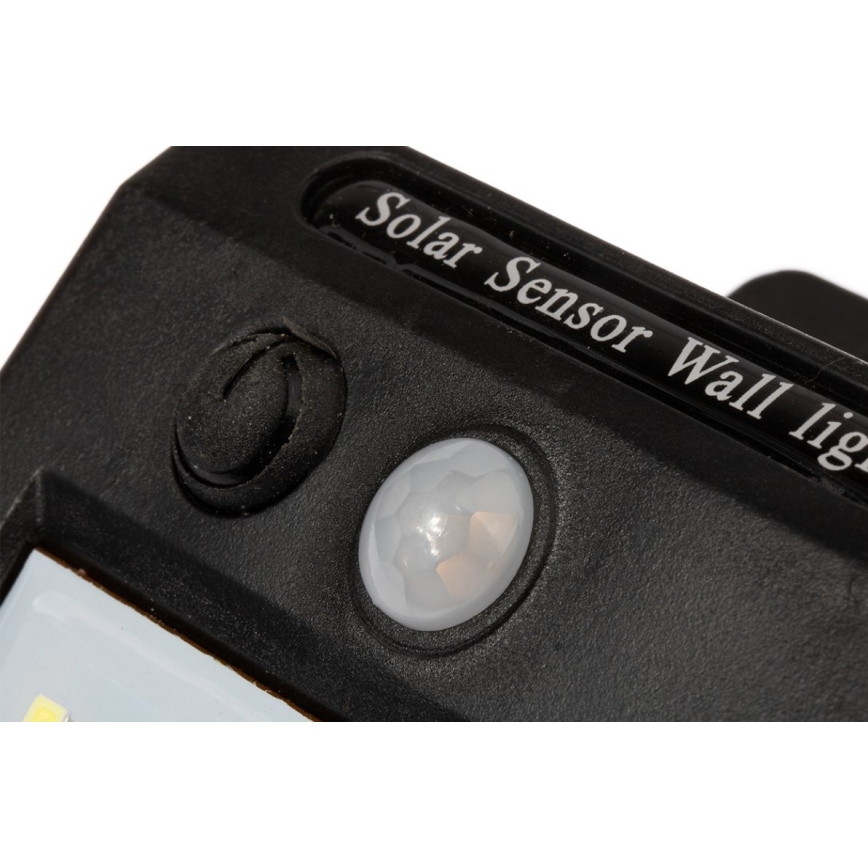 LED Соларен аплик със сензор LED/0,55W/3,7V 1200 mAh IP65