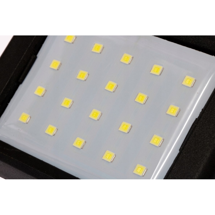 LED Соларен аплик със сензор LED/0,55W/3,7V 1200 mAh IP65