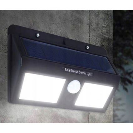 LED Соларен аплик със сензор LED/1,2W/3,7V 2400 mAh IP54
