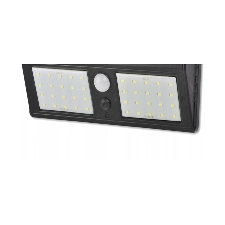 LED Соларен аплик със сензор LED/1,2W/3,7V 2400 mAh IP54