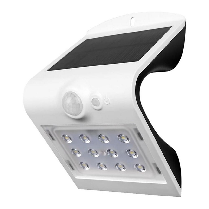LED Соларен аплик със сензор LED/1.5W/3,7V IP65 1200 mAh