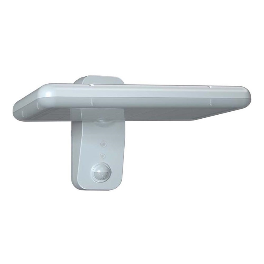 LED Соларен аплик със сензор LED/15W/3,2V 4000K/6000K IP65 6000 mAh бял