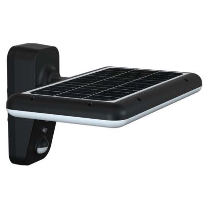 LED Соларен аплик със сензор LED/15W/3,2V 4000K/6000K IP65 6000 mAh черен