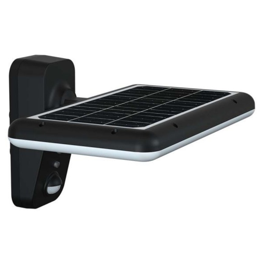 LED Соларен аплик със сензор LED/15W/3,2V 4000K/6000K IP65 6000 mAh черен