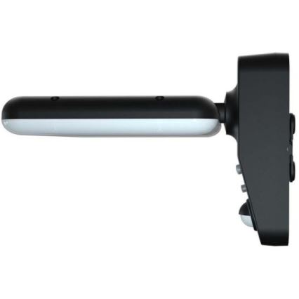 LED Соларен аплик със сензор LED/15W/3,2V 4000K/6000K IP65 6000 mAh черен