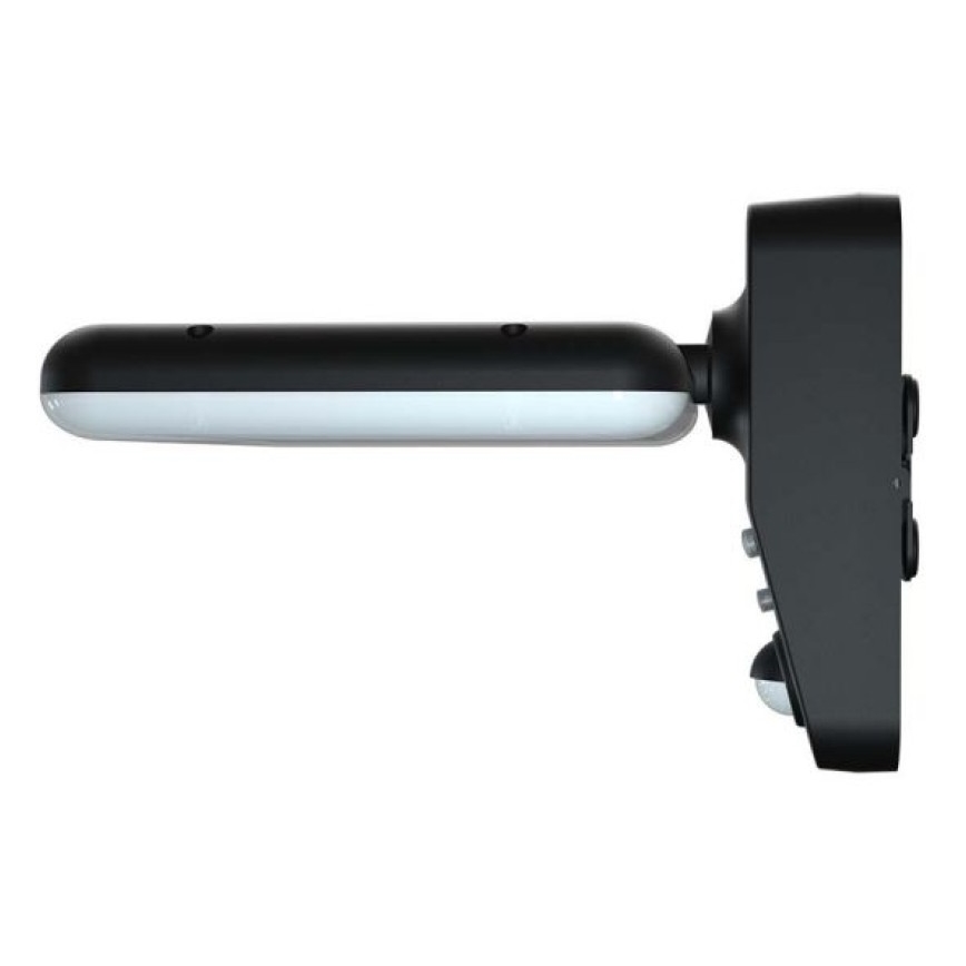 LED Соларен аплик със сензор LED/15W/3,2V 4000K/6000K IP65 6000 mAh черен