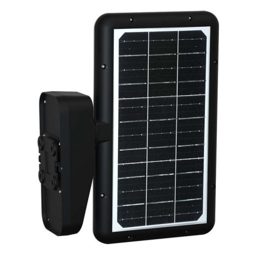 LED Соларен аплик със сензор LED/15W/3,2V 4000K/6000K IP65 6000 mAh черен