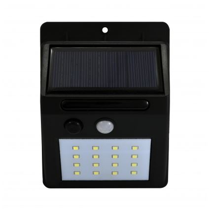 LED Соларен аплик със сензор LED/2,2W/3,7V 2200 mAh IP44