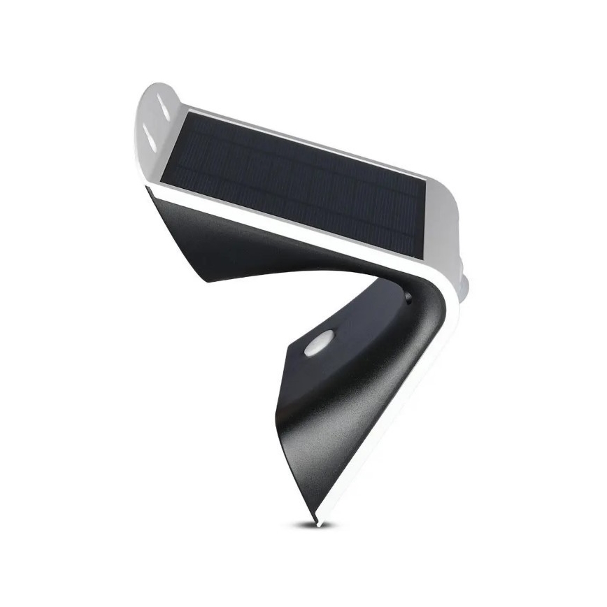 LED Соларен аплик със сензор LED/3W/3,7V 3000/4000K IP65 2000 mAh бял