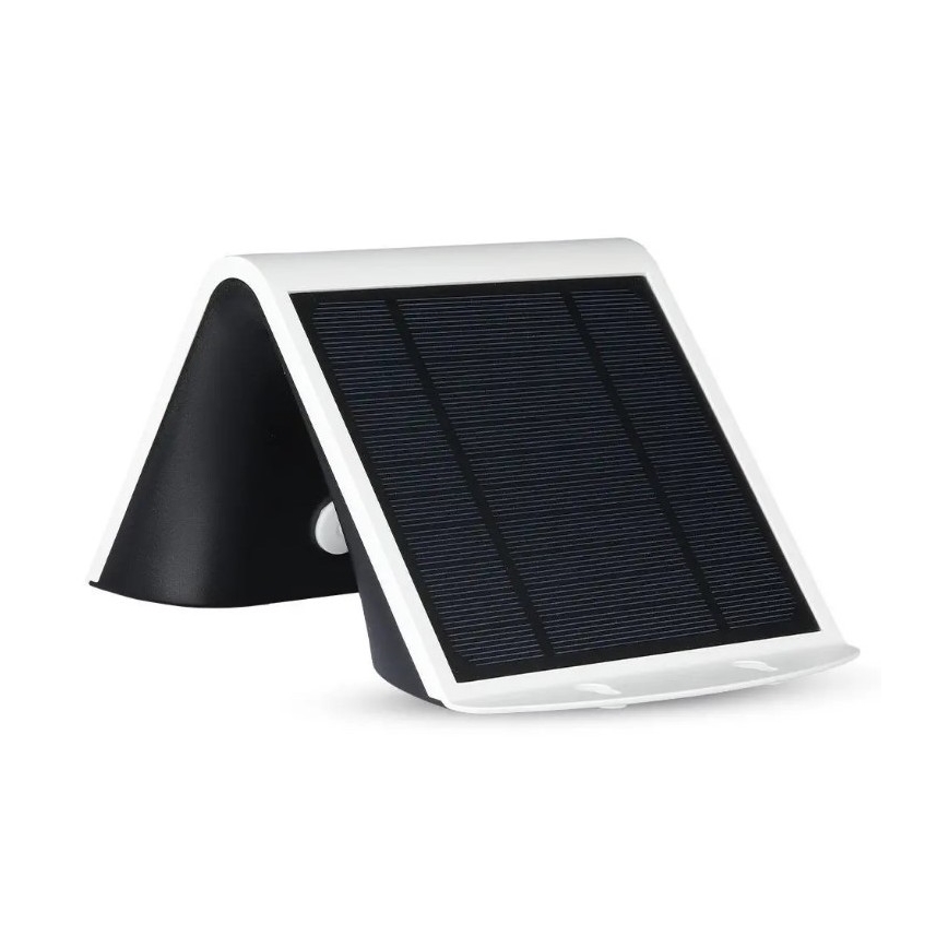 LED Соларен аплик със сензор LED/3W/3,7V 3000/4000K IP65 2000 mAh бял