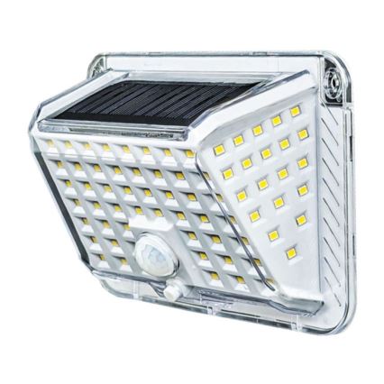 LED Соларен аплик със сензор LED/5W/3,7V 1200 mAh IP44