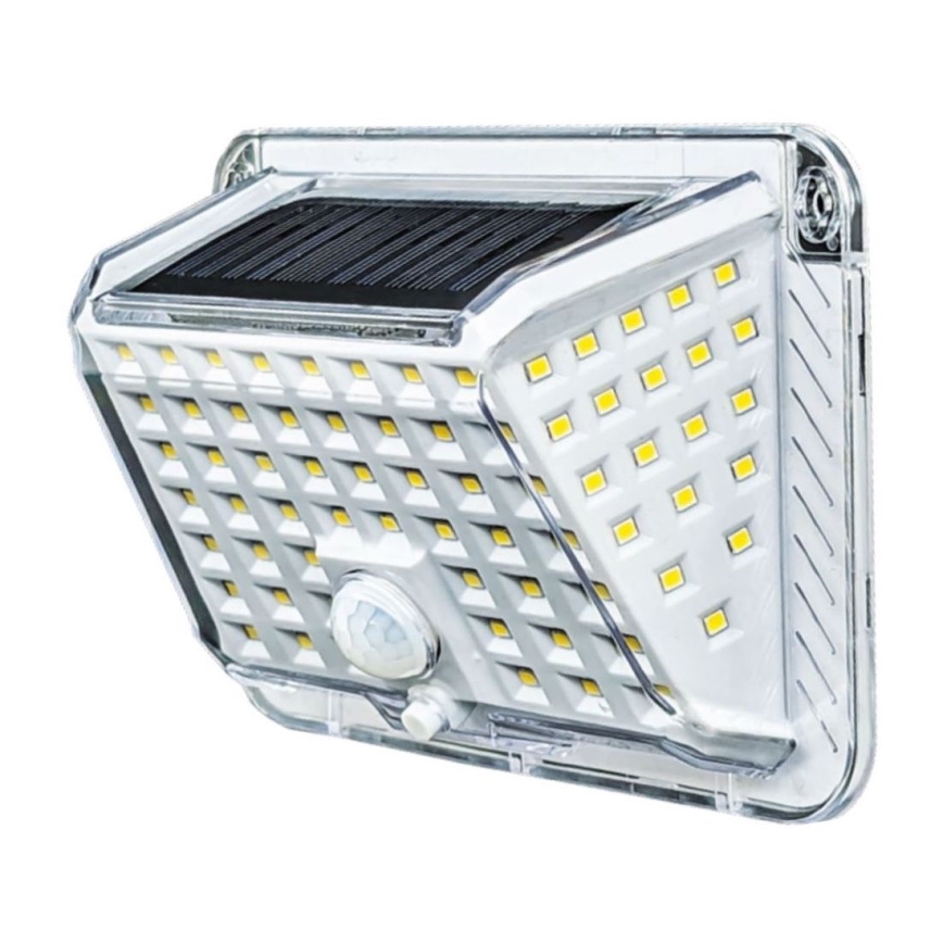 LED Соларен аплик със сензор LED/5W/3,7V 1200 mAh IP44