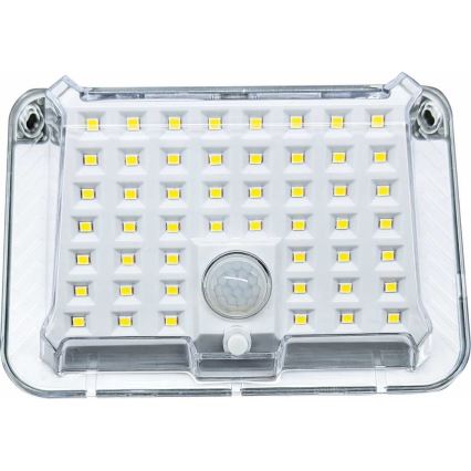 LED Соларен аплик със сензор LED/5W/3,7V 1200 mAh IP44