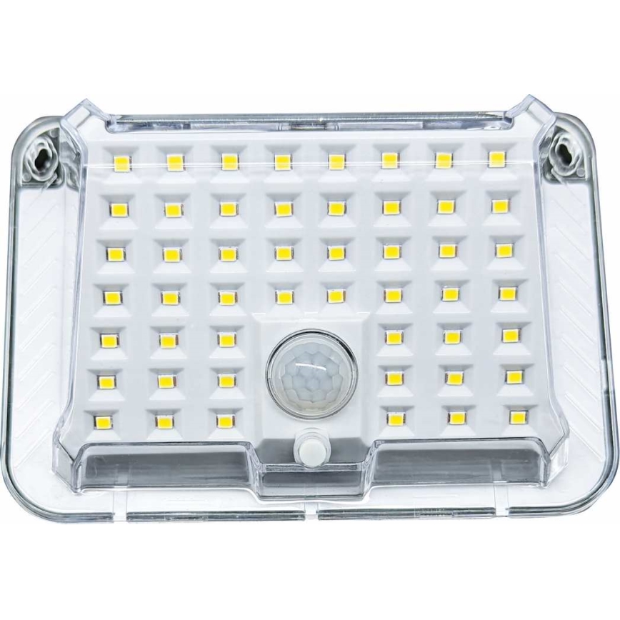 LED Соларен аплик със сензор LED/5W/3,7V 1200 mAh IP44