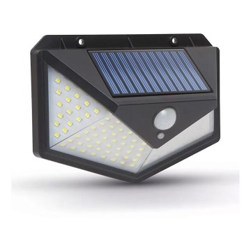 LED Соларен аплик със сензор LED/5W/5,5V IP65