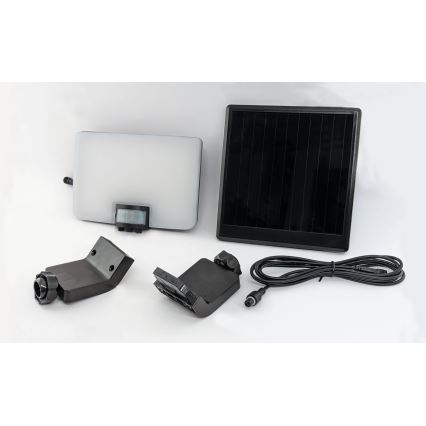 LED Соларен аплик със сензор LED/8W/3,7V 2000 mAh IP54