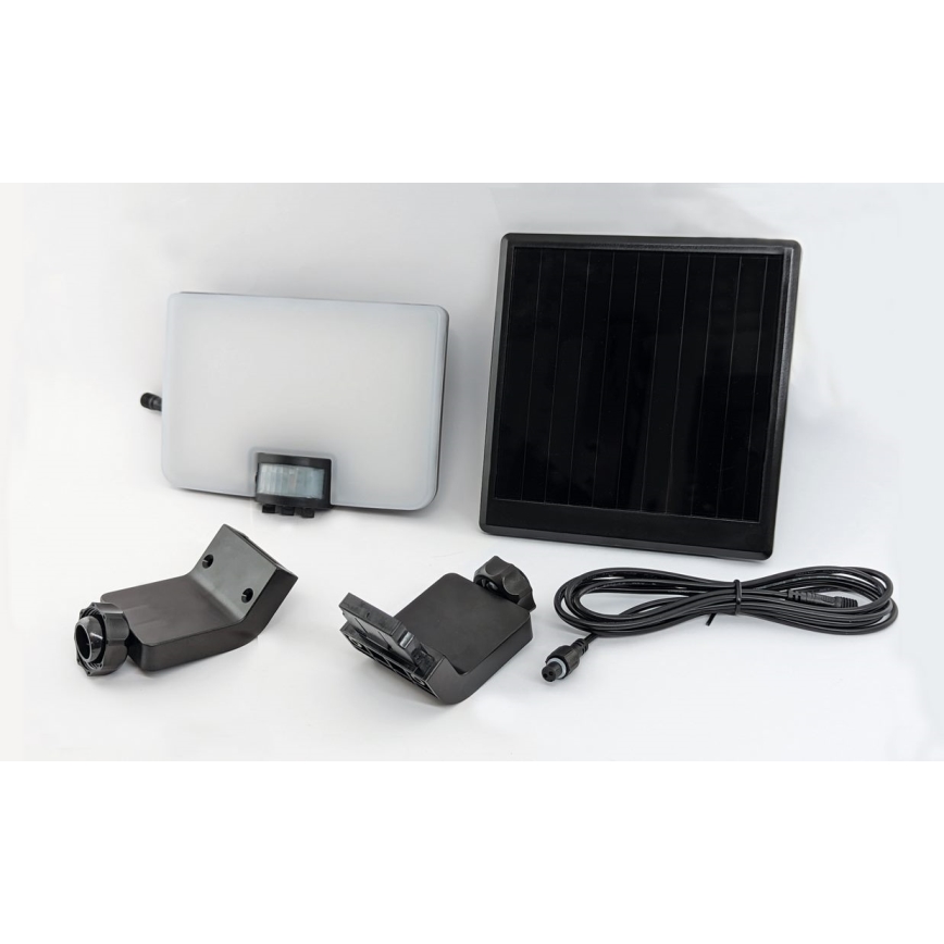 LED Соларен аплик със сензор LED/8W/3,7V 2000 mAh IP54