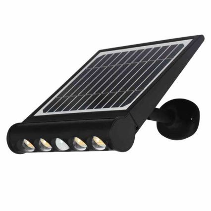 LED Соларен аплик със сензор LED/8W/3,7V 4000 mAh 4000K IP65