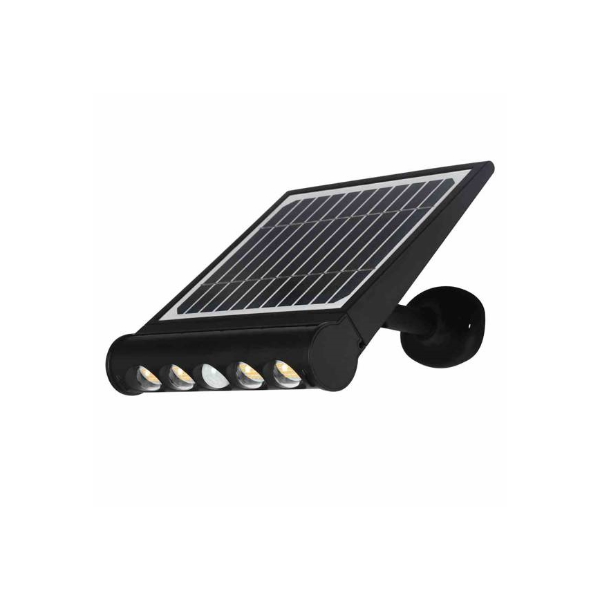 LED Соларен аплик със сензор LED/8W/3,7V 4000 mAh 4000K IP65
